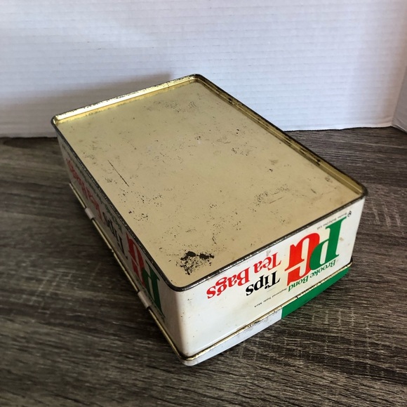 Vtg PG Tips Tea Bags Tin with Colourful Design - Picture 7 of 10